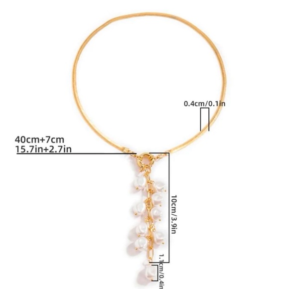 🪩 Collar Lariat Necklace 🪩 - Picture 4 of 5